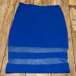 Blue skirt